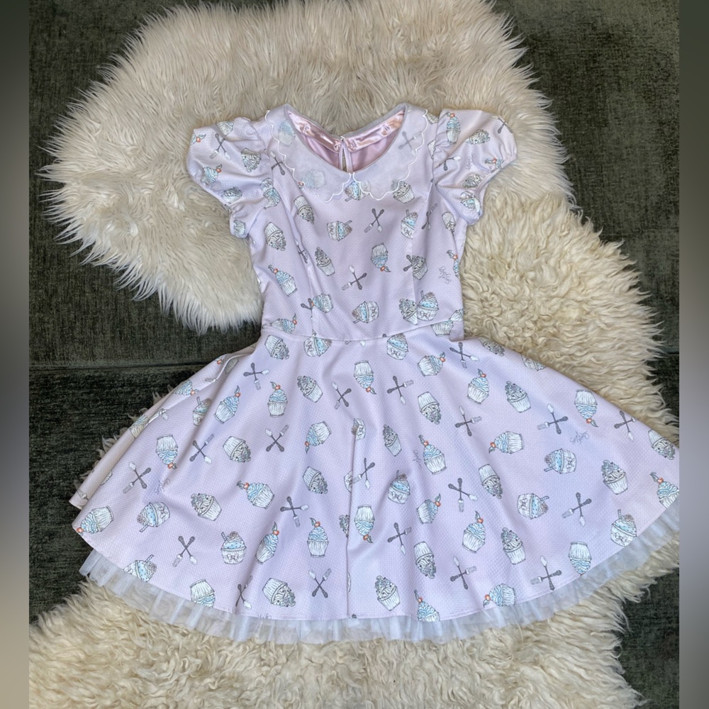 Charming cupcake adult dress up mini dress